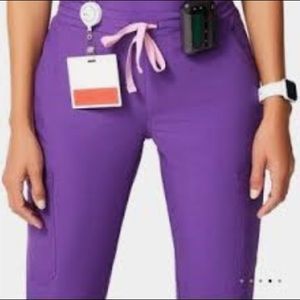 Figs ultra violet yola scrub pants